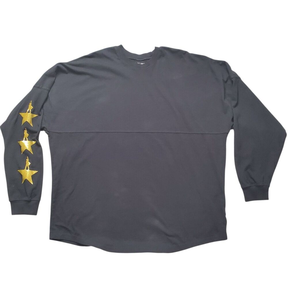 Hamilton Broadway Musical Spirit Jersey Creative Goods XL Unisex Oversized Black